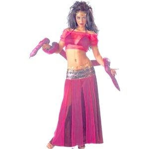 Adorable and sexy Belly Dancer Halloween costume Pink!